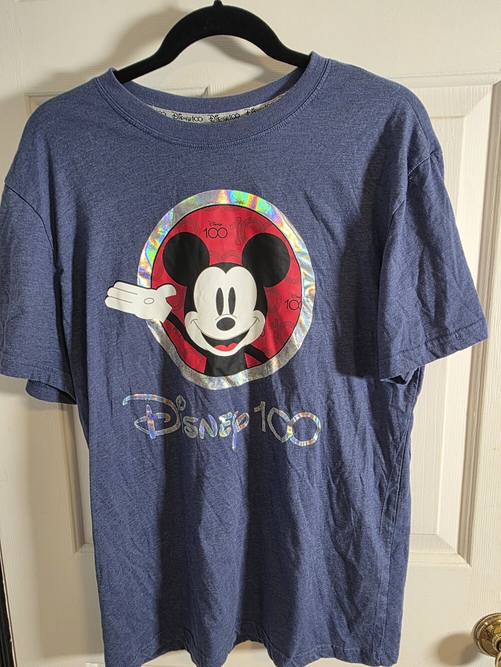 Disney 100th Anniversary Mickey Mouse Unisex T Shirt Size Medium